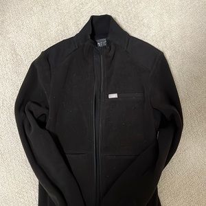 Figs Black Zip-Up Women's Sweater